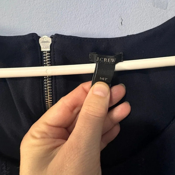 J. ‎ Crew navy dress size 14 - Picture 2 of 4